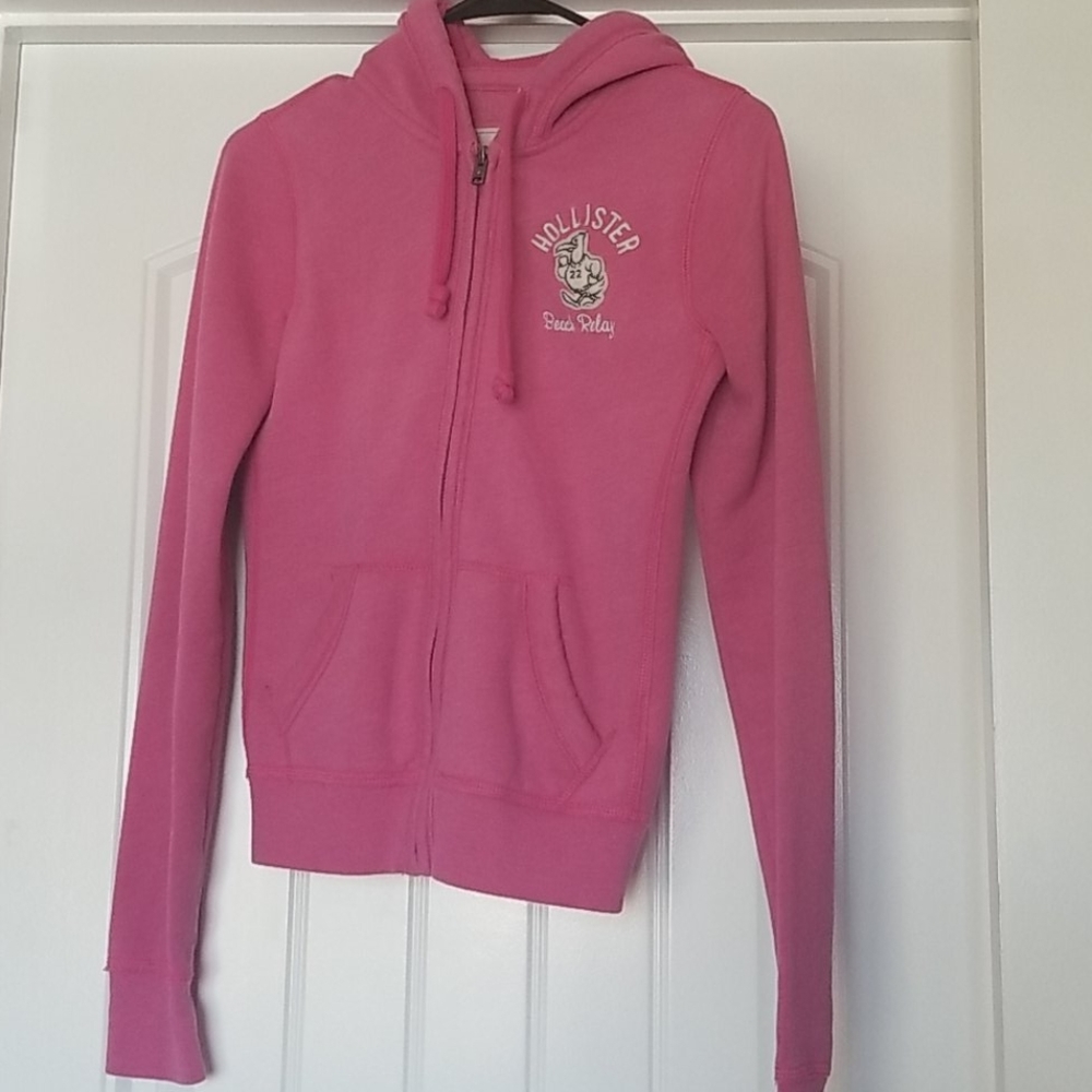 Pink Hollister Jacket